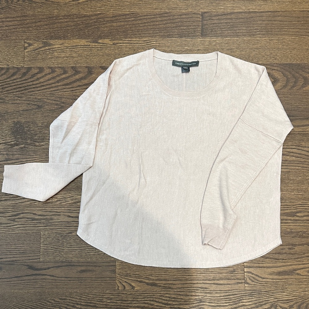 French Connection Light Pink Long Sleeve Sweater